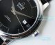 Highest Quality Copy Omega De Ville Swiss 2824 Watch - Black Dial Leather Strap (2)_th.jpg